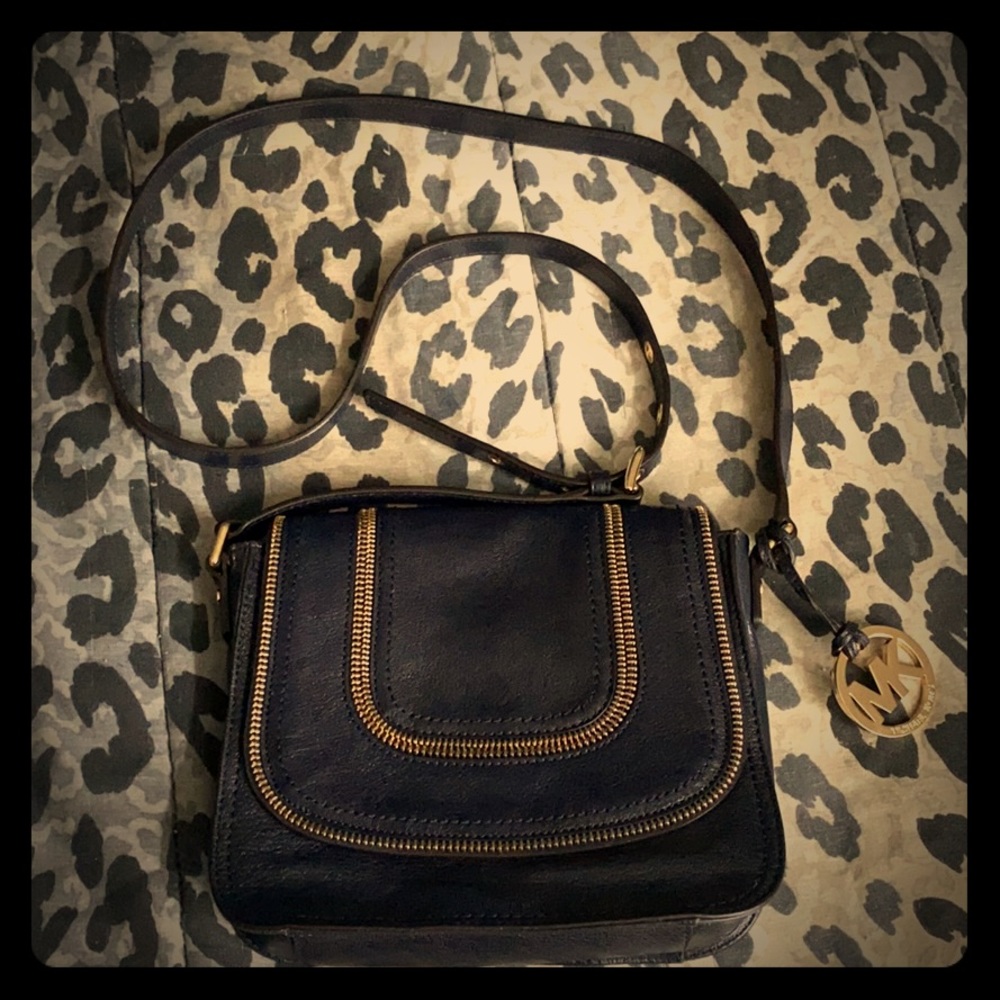NWOT Michael Kors Navy cross body